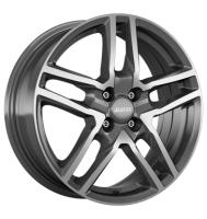 Alutec Ikenu 6,5x17 ET20 4x108 65,1 graphit frontpoliert