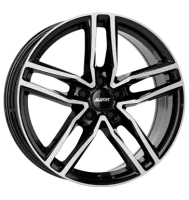 Alutec Ikenu 8x19 ET20 5x112 66,5 diamant-schwarz...
