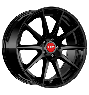 TEC Speedwheels GT 7 8,5x20 ET45 5x112 72,5 schwarz glänzend