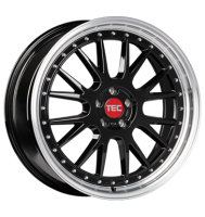 TEC Speedwheels GT Evo 8x18 ET35 4x100 64 black-polished-lip