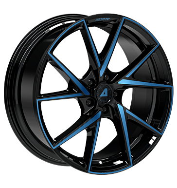 Alutec ADX.01 8,5x20 ET45 5x112 70,1 racing-black frontpoliert blue
