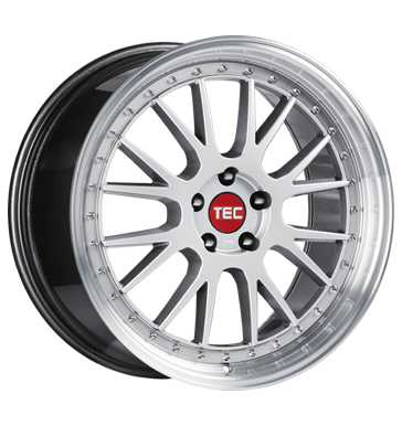 TEC Speedwheels GT Evo 8,5x19 ET55 5x112 66,6 hyper-silber-hornpoliert