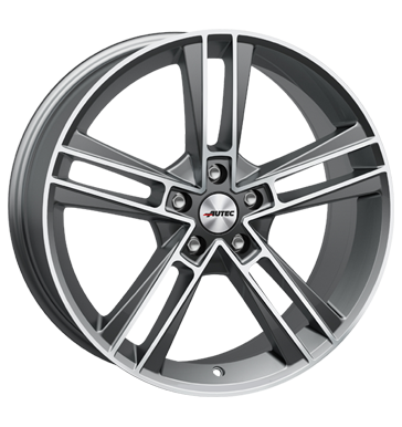 Autec Rias 8,5x20 ET40 5x120 64,1 titansilber matt poliert