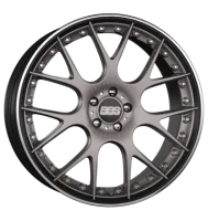 BBS CH-RII K1 10x21 ET38 5x120 82 platinum/schwarz