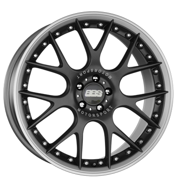 BBS CH-R II 9x20 ET30 5x112 82 schwarz matt/titan