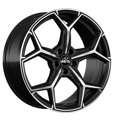 Antera A101 9x20 ET30 5x112 66,6 Piano Black Diamond