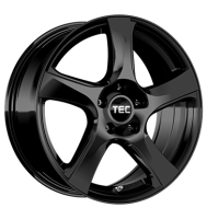 TEC Speedwheels AS5 8x19 ET25 5x112 66,6 schwarz-glanz
