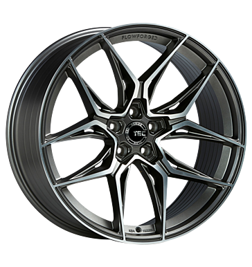 TEC Speedwheels GT9 9x19 ET45 5x112 66,6 gun metal-matt-frontpoliert
