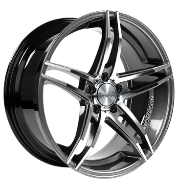 Tomason TN12 8,5x19 ET45 5x112 66,5 dark hyper black polished