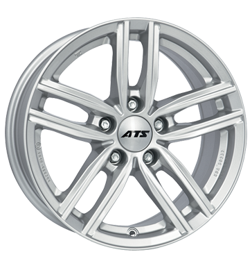 ATS Antares 7,5x17 ET38 5x112 66,6 polar-silber