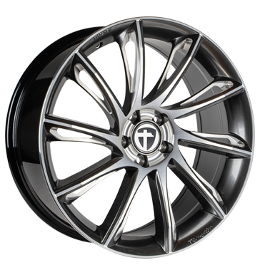 Tomason TN24 8,5x20 ET30 5x112 72,6 dark hyper black CC polished