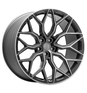 Vossen HF2 9x22 ET32 5x112 66,6 tinted matte gunmetal
