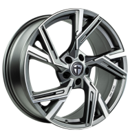 Tomason AR1 8,5x19 ET35 5x112 66,6 anthracite diamond...