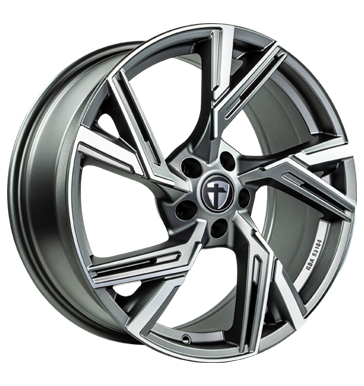 Tomason AR1 8,5x19 ET45 5x112 66,6 anthracite diamond polished