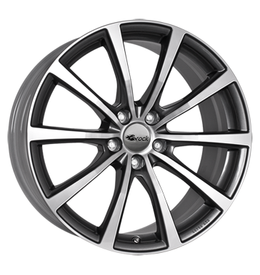 Brock B32 7,5x18 ET44 5x112 66,6 himalaya grey vollpoliert
