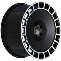 MONOBLOCK PL1 Deep Concave 10,0x20 5x120 ET40 Highgloss Black Polished Elements