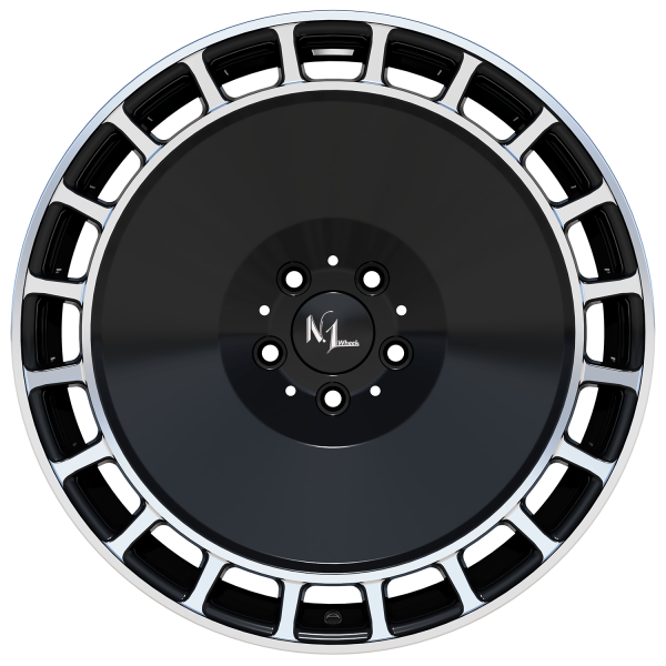 MONOBLOCK PL1 Deep Concave 10,0x20 5x120 ET33 Highgloss Black Polished Elements