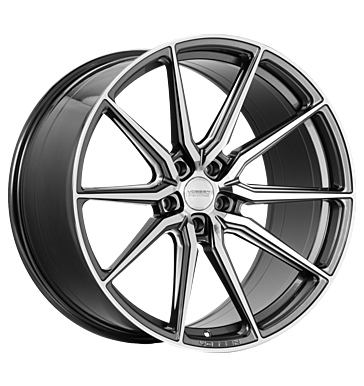 Vossen HF3 9x21 ET32 5x112 66,6 gloss graphite polished