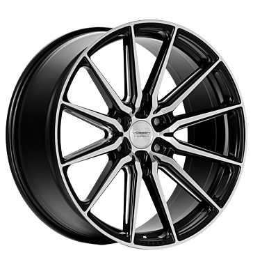 Vossen HF6.1 9,5x22 ET20 6x139,7 106,1 satin black machined