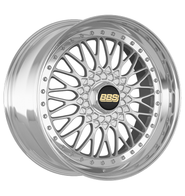 BBS Super RS 8,5x20 ET45 5x112 82 brillantsilber diamant-gedreht