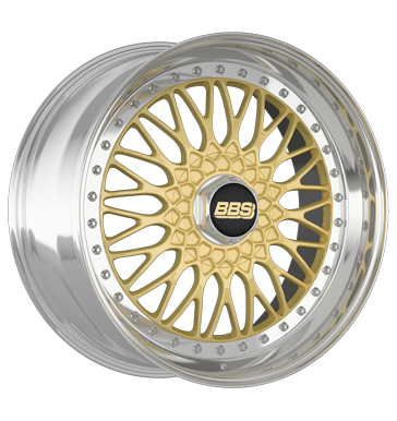 BBS Super RS 8,5x20 ET45 5x112 82 gold diamant-gedreht