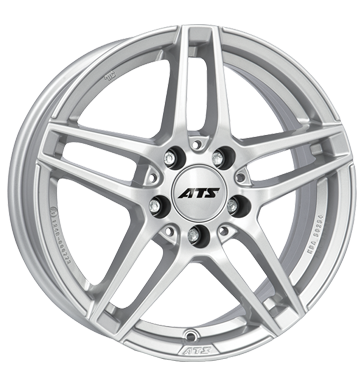 ATS Mizar 7,5x17 ET40 5x112 66,6 polar-silber